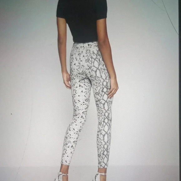 Good American good waist snake print women's 18 - Picture 5 of 9